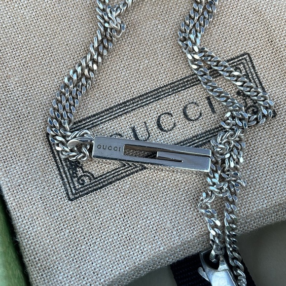 Gucci G necklace 925 silver, 18” - Picture 7 of 7